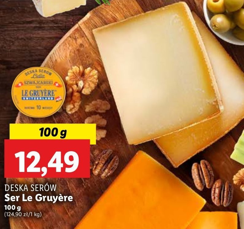 Ser le gruyere Deska serów lidla promocja