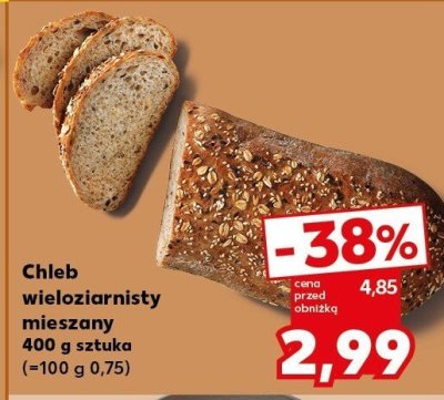 Chleb wieloziarnisty mieszany promocja w Kaufland