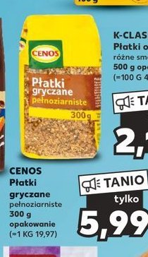 P艂atki gryczane pe艂noziarniste Cenos promocja