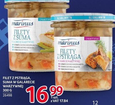Filet z pstrąga, suma w galarecie warzywnej Marinus 300g promocja w Selgros