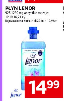 Płyn do płukania spring Lenor classic promocja w Stokrotka