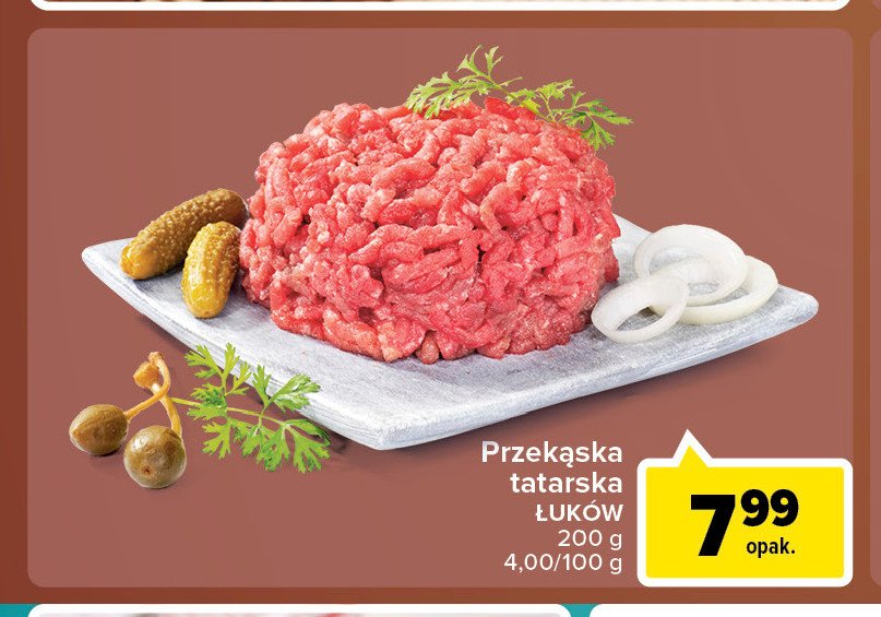 Przekąska tatarska Łuków promocja