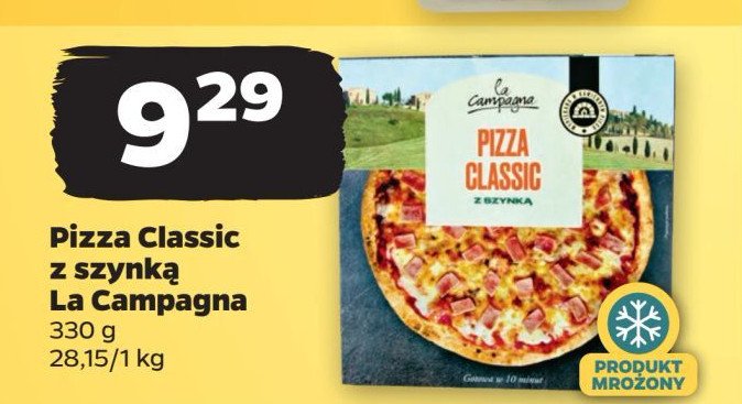 Pizza classic z szynką La campagna promocja w Netto