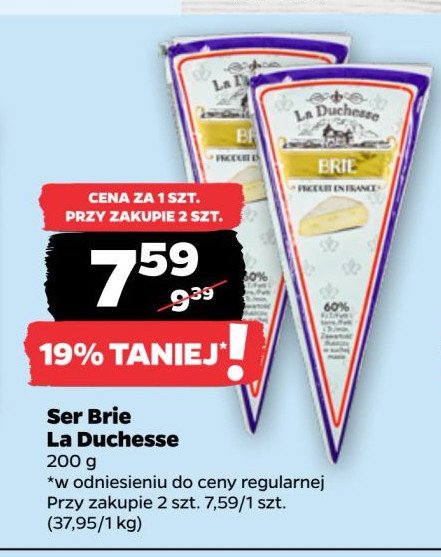 Ser pleśniowy brie La duchesse promocja