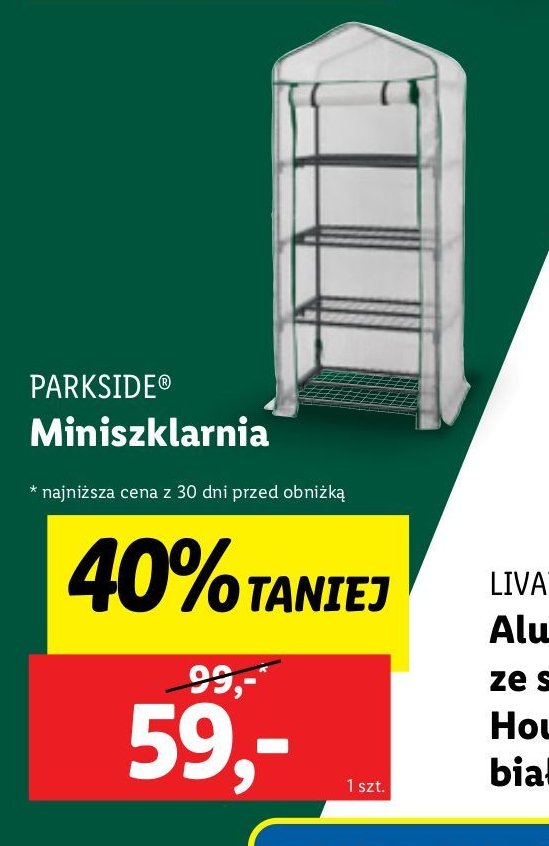 Mini szklarnia Parkside promocja w Lidl