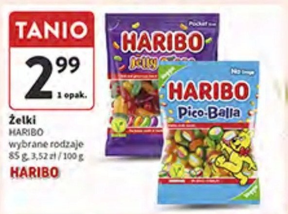 Żelki Haribo jelly beans promocja