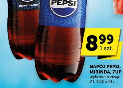 Napój Pepsi, Mirinda, 7Up wybrane rodzaje promocja w Groszek