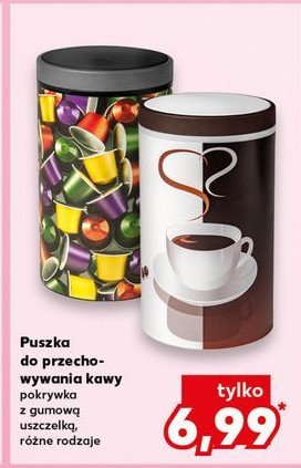 Puszka do kawy promocja