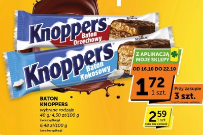 Baton Knoppers kokosowy promocja