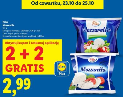 Ser mozzarella blok Zm soko艂贸w promocja w Lidl