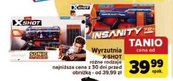 Wyrzutnia x-shot Nerf promocja