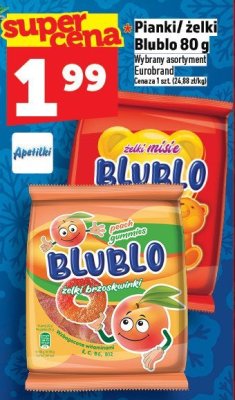 Pianki żelki Blublo 80g promocja w TOPAZ