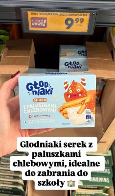 Serek z paluszkami chlebowymi promocja w Biedronka