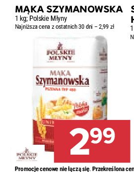 Mąka szymanowska pszenna Polskie młyny promocja