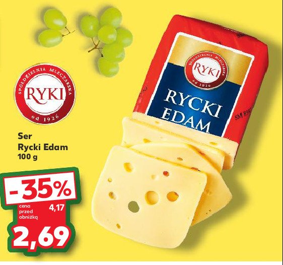 Ser rycki edam Ryki promocja w Kaufland