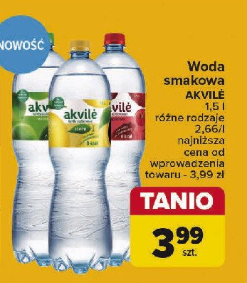 Woda cytrynowa Akvile promocja