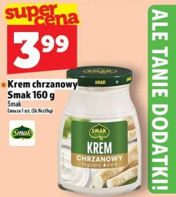 Krem chrzanowy Smak 160 g promocja w TOPAZ