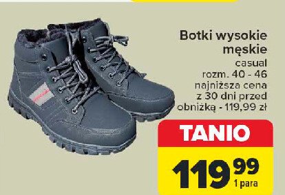 Botki męskie wysokie 40-46 promocja