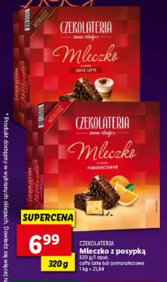 Mleczko caffe latte Czekolateria promocja