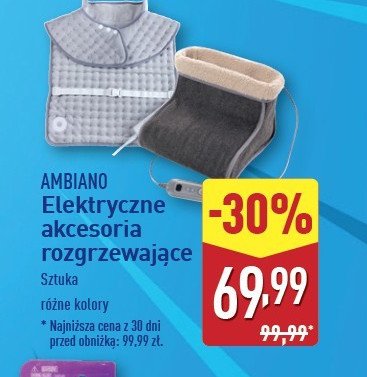 Akcesoria elektryczne do rozgrzewania karku, pleców i ramion AMBIANO promocja w Aldi