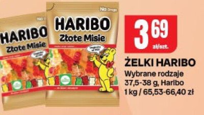 Żelki Haribo Złote Misie promocja w Chorten