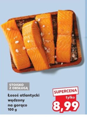 Łosoś atlantycki wędzony na gorąco promocja w Kaufland