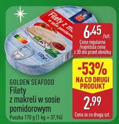 Filety z makreli w sosie pomidorowym  promocja w Aldi