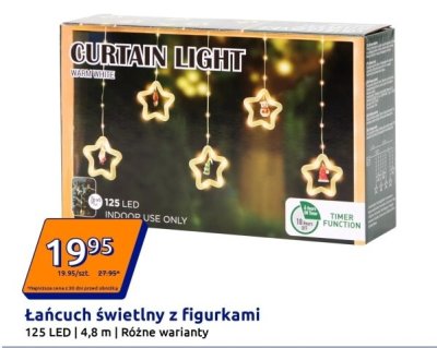 Łańcuch świetlny z figurkami różne warianty promocja w Action