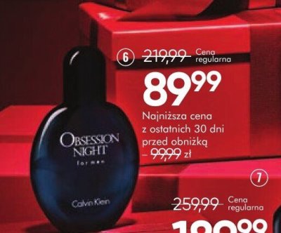 Perfum CALVIN KLEIN OBSESSION NIGHT męska woda toaletowa promocja w Super-Pharm