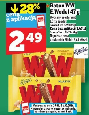 Baton WW E.Wedel 47 g promocja w TOPAZ