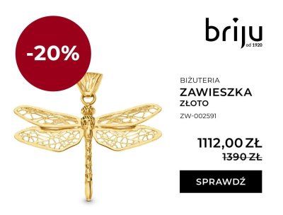 Zawieszka złoto promocja w Briju