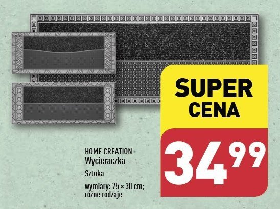 Wycieraczka 75 x 30 cm Home creation promocja