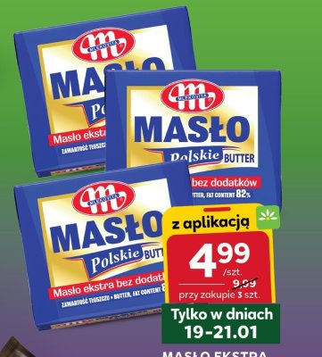 Masło ekstra polskie  promocja w Stokrotka