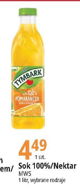 Nektar pomarańczowy Tymbark 1936 promocja