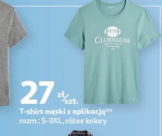 T-shirt sportowy męski s-3xl Auchan inextenso promocja