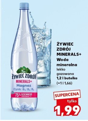 Woda mineralna lekko gazowana promocja w Kaufland