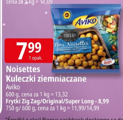 Noisettes kuleczki ziemniaczane Aviko promocja w Leclerc
