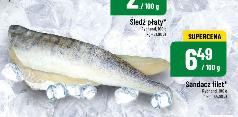 Sandacz filet ze skórą Rybhand promocja