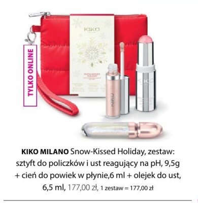 Zestaw Snow-Kissed Holiday KIKO MILANO promocja w Hebe