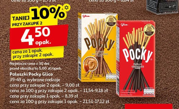 Paluszki chocolate flavour Pocky promocja