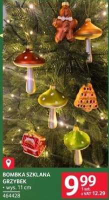 Bombka szklana grzyba promocja w Selgros