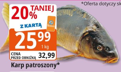 Karp patroszony promocja w Leclerc