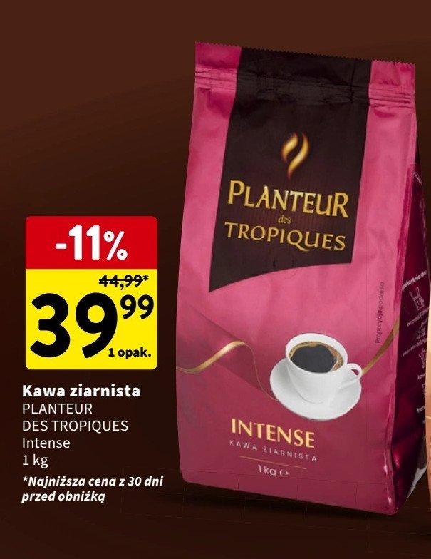 Kawa Planteur des tropiques intense promocja