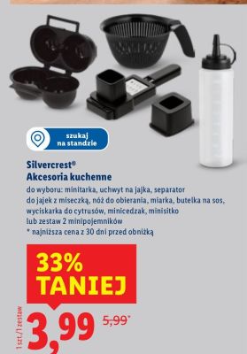 Akcesoria kuchenne  promocja w Lidl