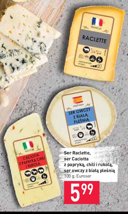 Ser raclette Euroser promocja