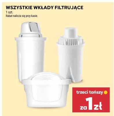 Wkłady filtrujące promocja w Stokrotka