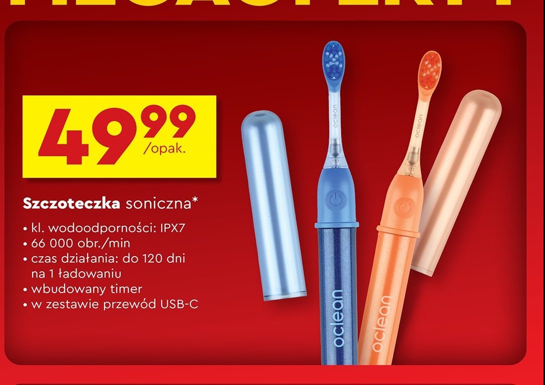 Szczoteczka soniczna Oclean promocja w Biedronka