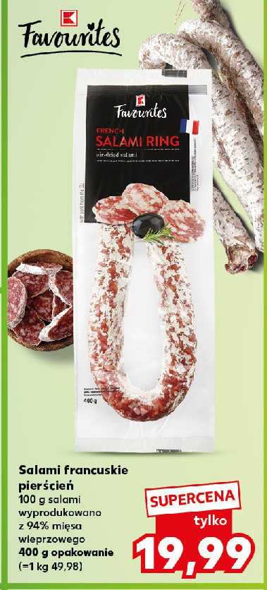 Salami francuskie ring K-classic favourites promocja