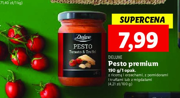 Pesto z serem ricotta Deluxe promocja