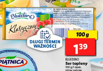 Ser topiony klasyczny Bluedino promocja